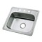 Gourmetier GKTS2520 Drop-in Single Bowl Kitchen Sink, Brushed GKTS2520 - alternate 1